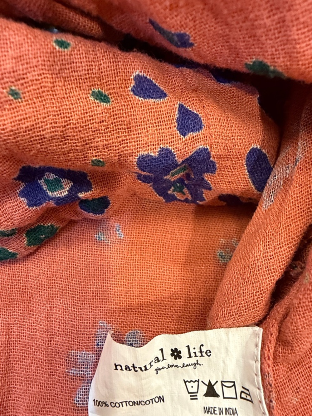 Natural Life Georgia Dress Floral Flowers Pockets Size Medium - Picture 7 of 9